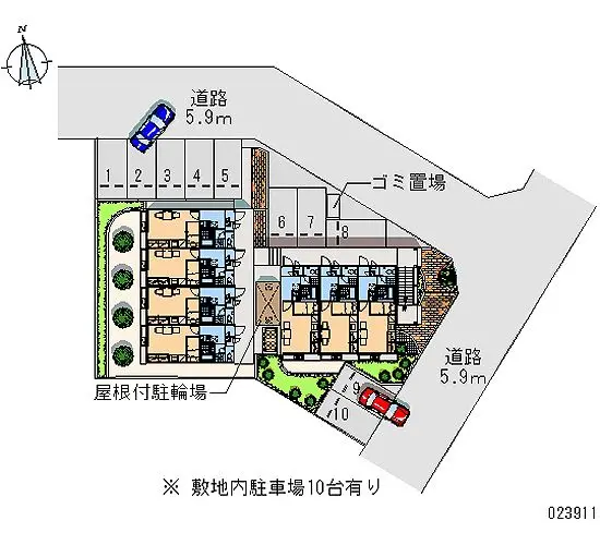 知多市つつじが丘４丁目 月極駐車場